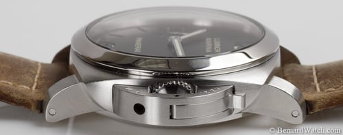 Crown Side Shot of Luminor 1950 3 Days Automatic