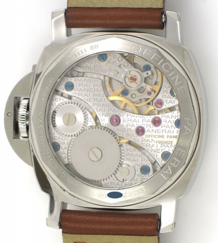 Caseback of Luminor Marina