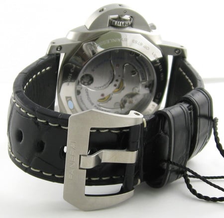 Rear / Band View of Luminor 1950 8 Days Chrono Monopulsante