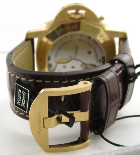 Rear / Band View of Luminor 1950 8 Days GMT