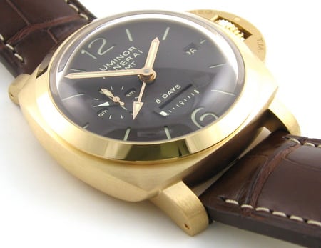 9' Side Shot of Luminor 1950 8 Days GMT