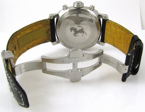 Open Clasp Shot of Ferrari Chronograph