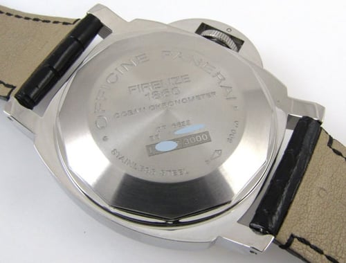 Caseback of Luminor GMT