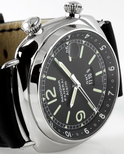 Dial Shot of Radiomir GMT Alarm