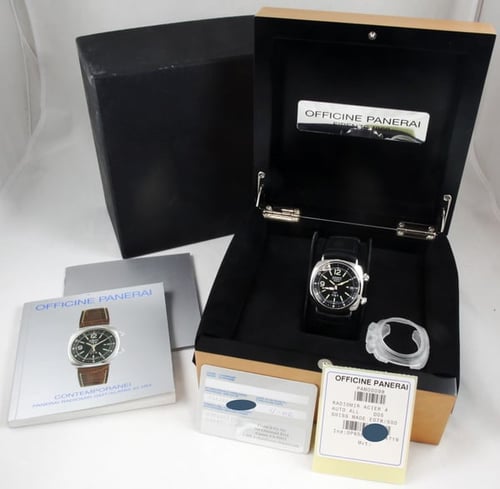 Box / Paper shot of Radiomir GMT Alarm