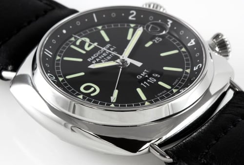 9' Side Shot of Radiomir GMT Alarm