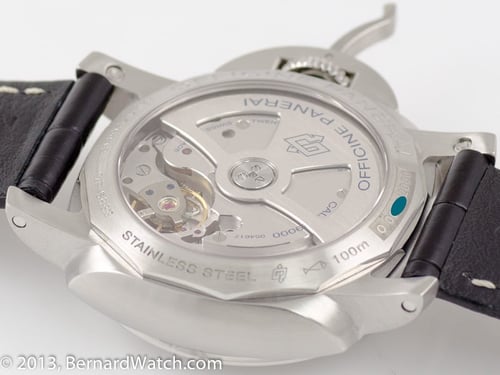 Caseback of Luminor Marina 1950 42mm