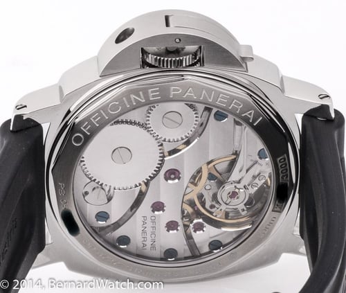 Caseback of Luminor Marina