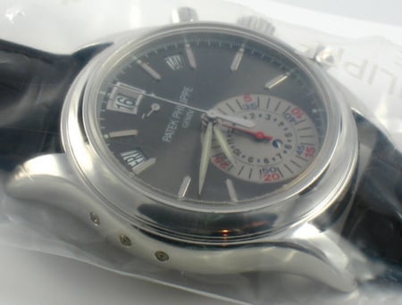 9' Side Shot of Annual Calendar Chronograph