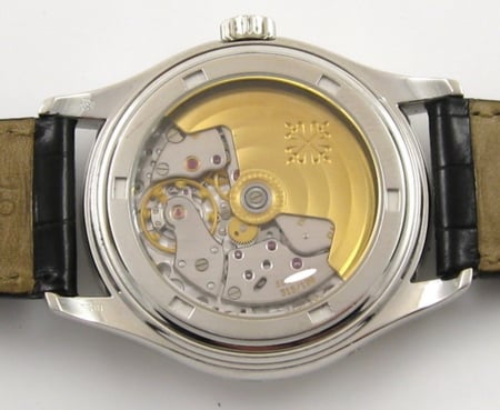 Caseback of Annual Calendar