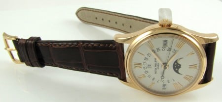 Front View of Retrograde Perpetual Calendar