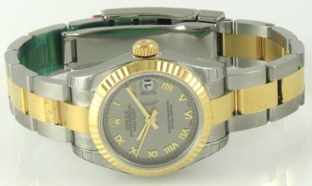 Front View of Ladies Datejust