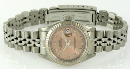 Front View of Ladies Datejust