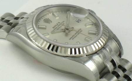 Rear / Band View of Ladies Datejust