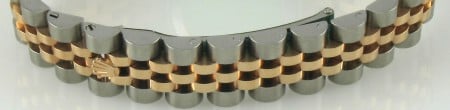 Rear / Band View of Ladies Datejust