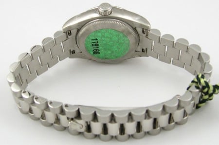 Rear / Band View of Ladies Datejust President