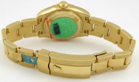 Rear / Band View of Ladies Datejust President