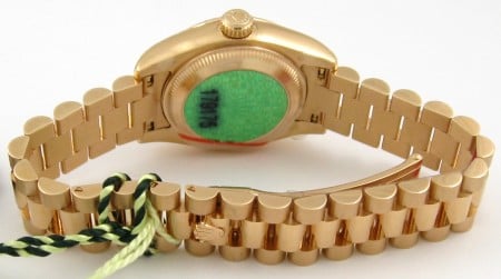Rear / Band View of Ladies Datejust President
