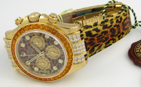 Front View of Daytona Cosmograph 'Leopard'