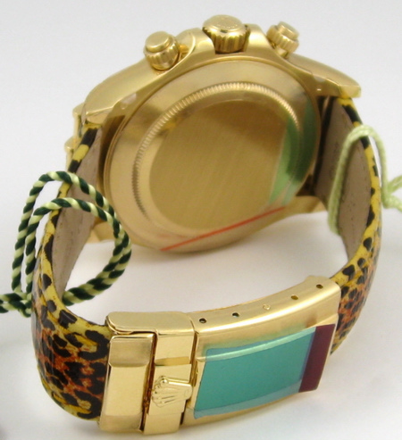 Rear / Band View of Daytona Cosmograph 'Leopard'