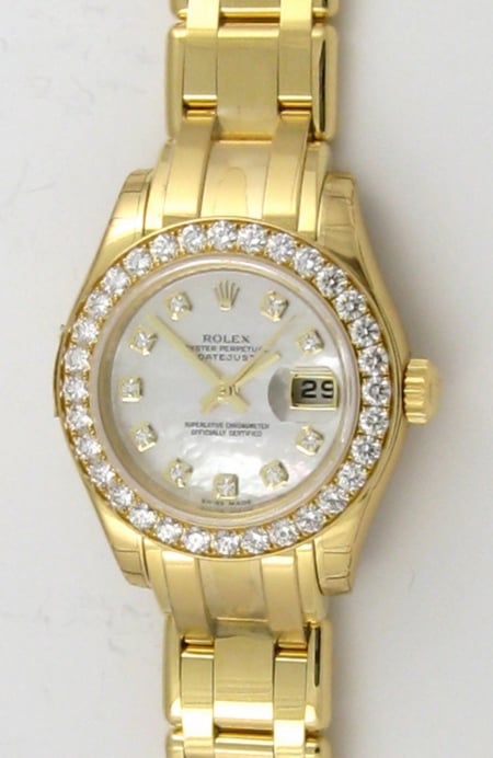 Rolex - Ladies Masterpiece Datejust Pearlmaster 80298