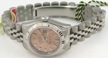 Front View of Ladies Datejust