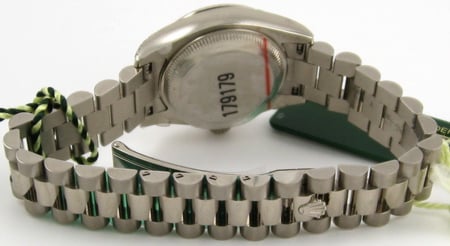 Rear / Band View of Ladies Datejust President