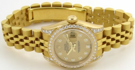 Front View of Ladies Datejust