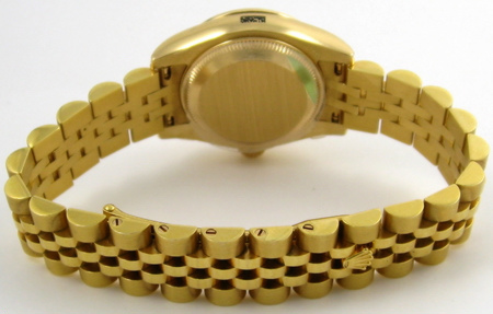 Rear / Band View of Ladies Datejust
