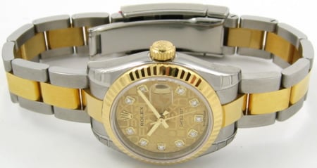 Front View of Ladies Datejust