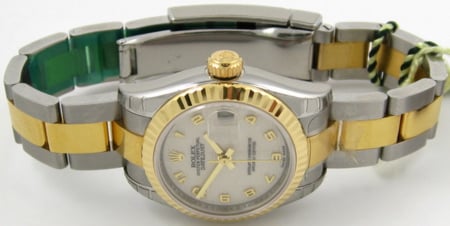 Front View of Ladies Datejust