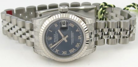 Front View of Ladies Datejust