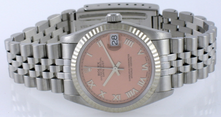 Front View of Datejust Midsize