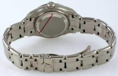Rear / Band View of Ladies Masterpiece Datejust Pearlmaster