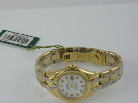 Extra Shot of Ladies Masterpiece Datejust Pearlmaster