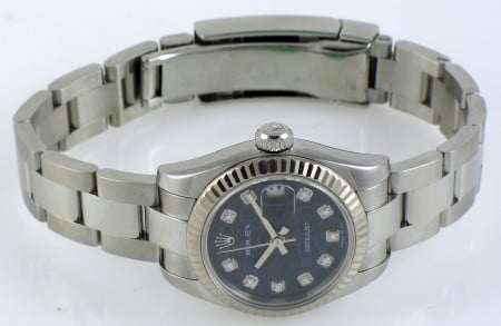 Front View of Ladies Datejust