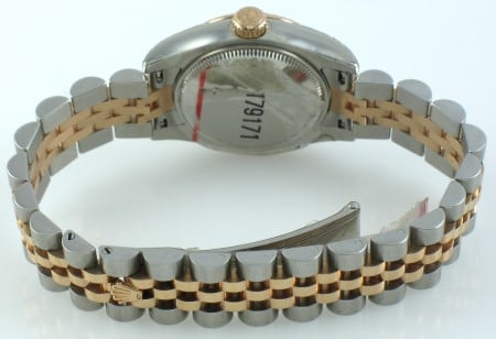 Rear / Band View of Ladies Datejust