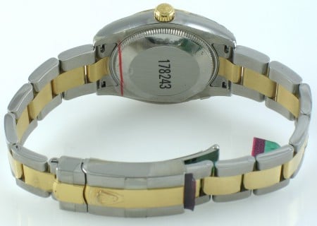 Rear / Band View of Datejust Midsize 31MM