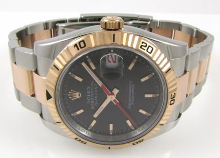 Front View of Datejust Turn-O-Graph 'Thunderbird'