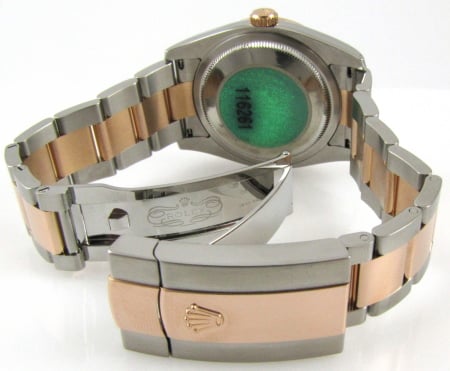 Open Clasp Shot of Datejust Turn-O-Graph 'Thunderbird'