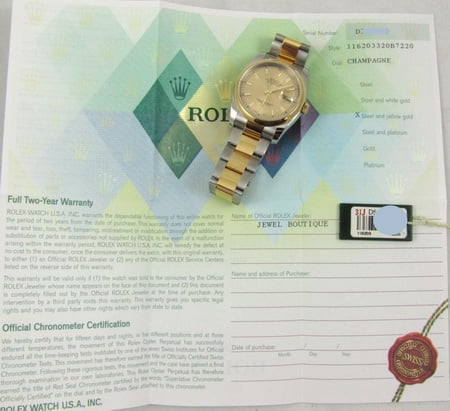 Paper shot of Datejust
