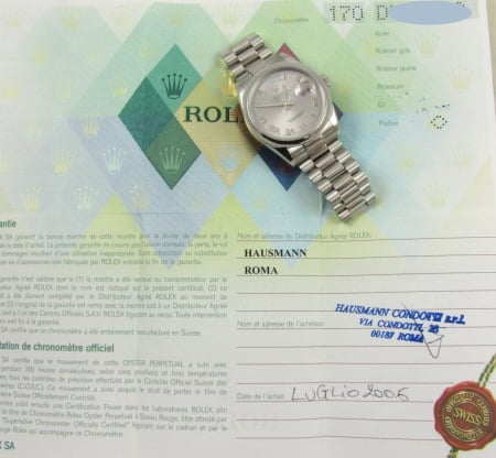 Paper shot of Day-Date President