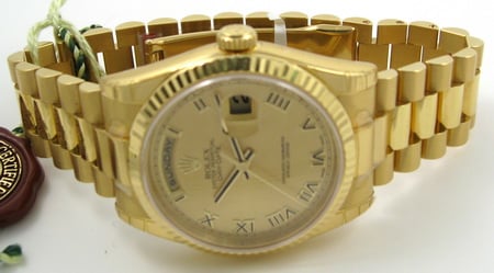 Front View of Day-Date President