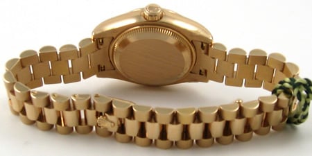Rear / Band View of Ladies Datejust President
