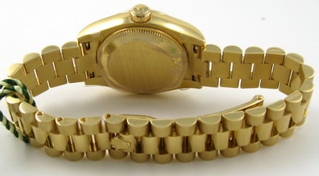Rear / Band View of Ladies Datejust President