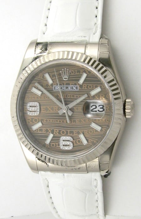 Rolex - Datejust 116139 brwdab white