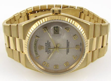 Front View of Oysterquartz Day-Date