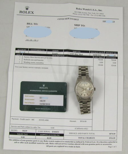 Box / Paper shot of Day-Date President