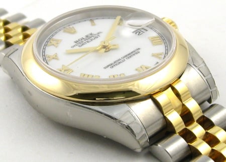 9' Side Shot of Datejust Midsize 31MM