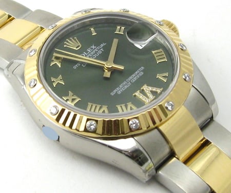9' Side Shot of Datejust Midsize 31 MM